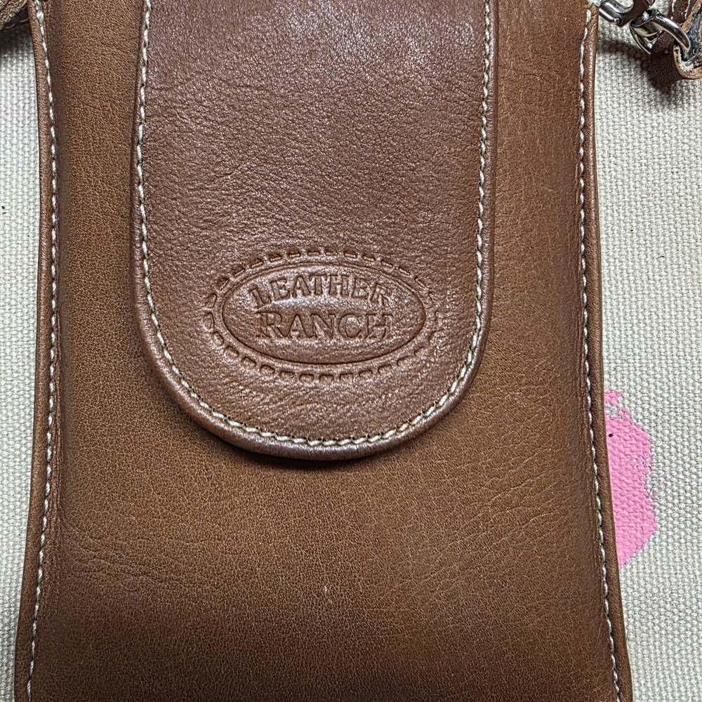 Brown Wristlet Clutch